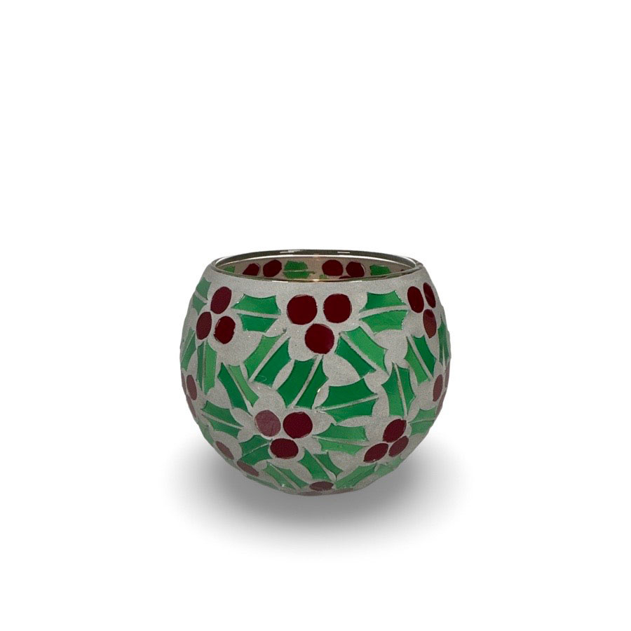 CANDLE HOLDER MOSAIK HOLLY S