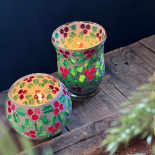 CANDLE HOLDER MOSAIK HOLLY M CANDLE HOLDER MOSAIK HOLLY M
