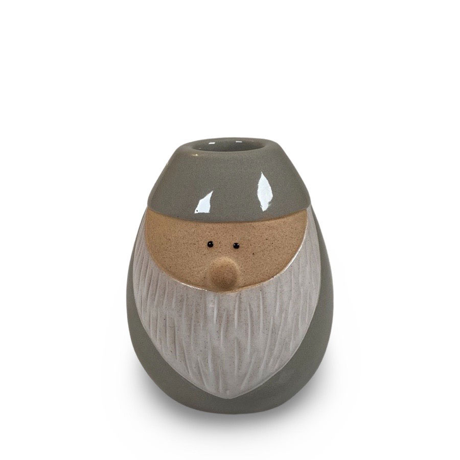 CANDLE HOLDER BOB GREY