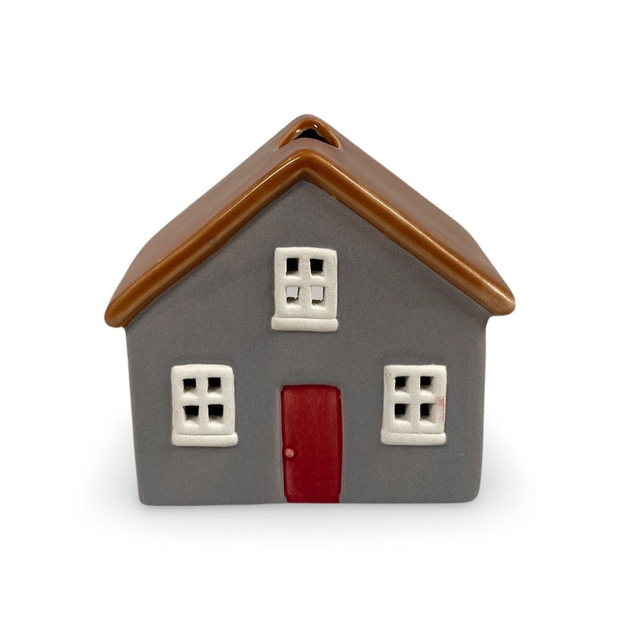 CANDLE HOLDER FARM GREY