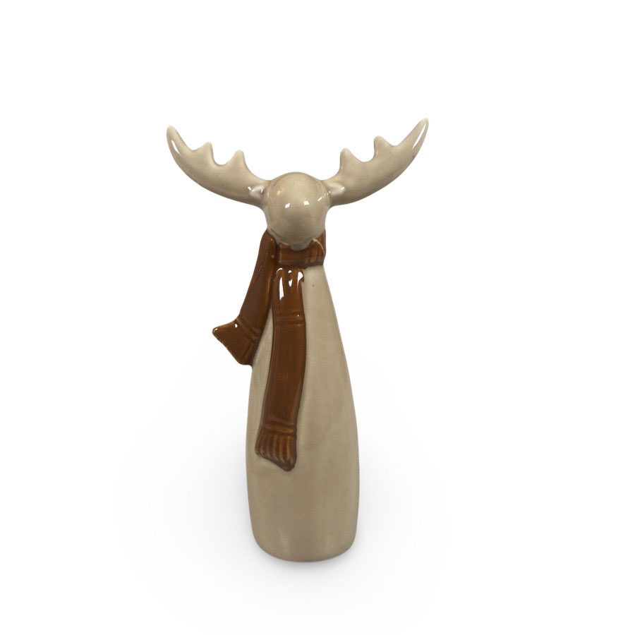 DECORATION ELK w. BROWN