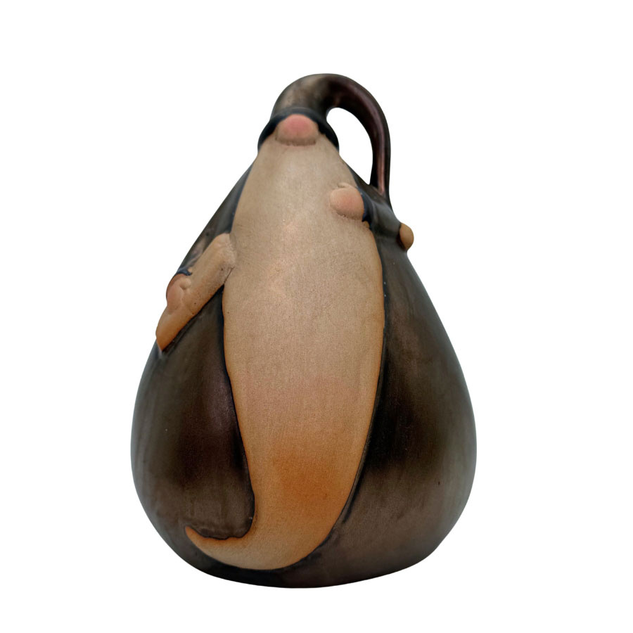 DECORATION GNOME DARK GOLD L