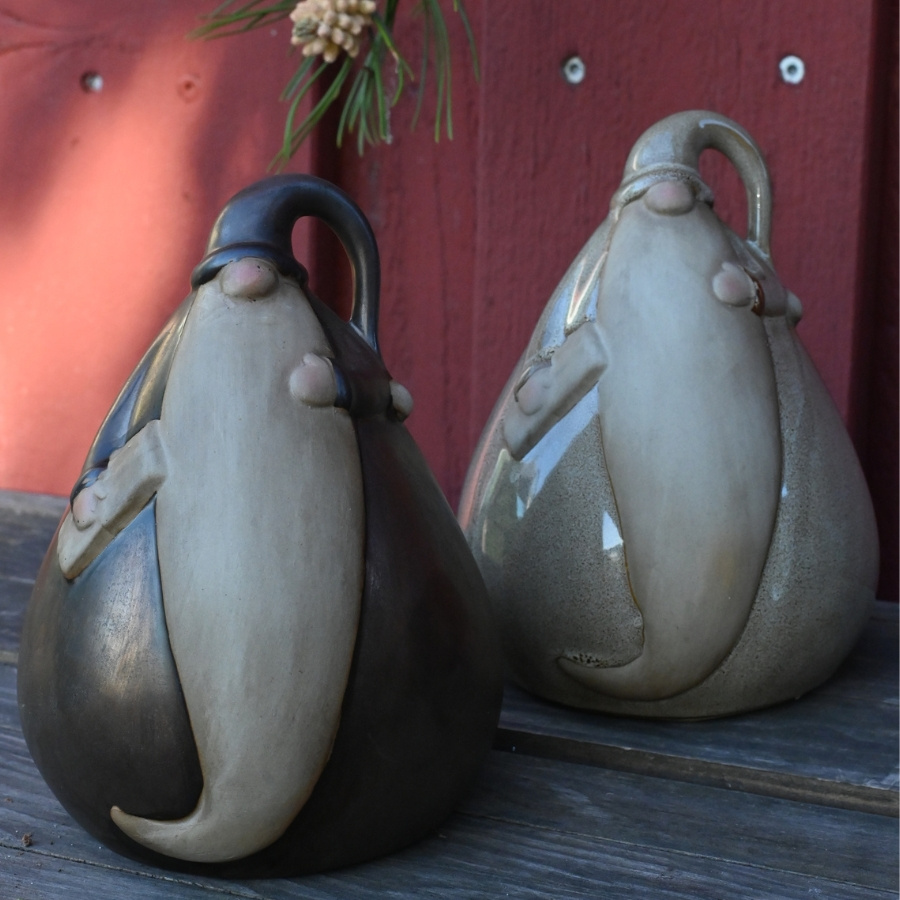 DECORATION GNOME DARK GOLD L