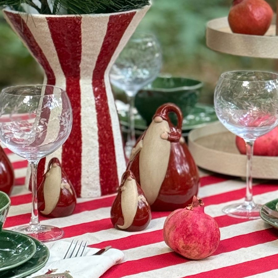 DECORATION GNOME RED L