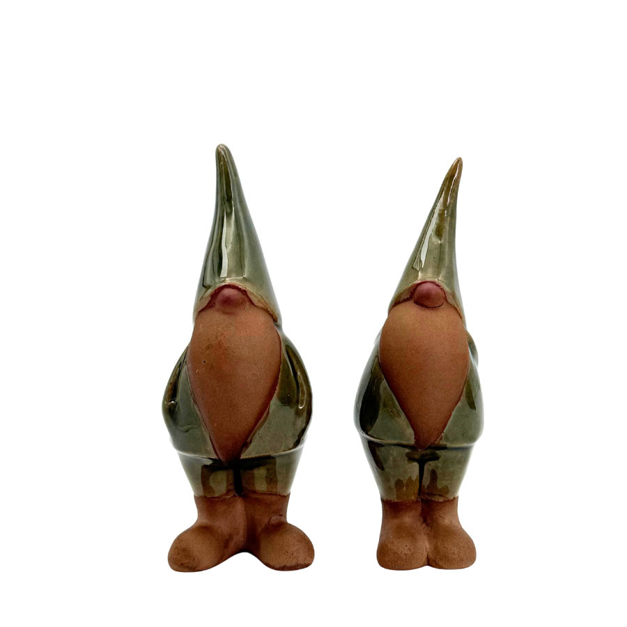 DECORATION GNOMIES GREEN S 2 set