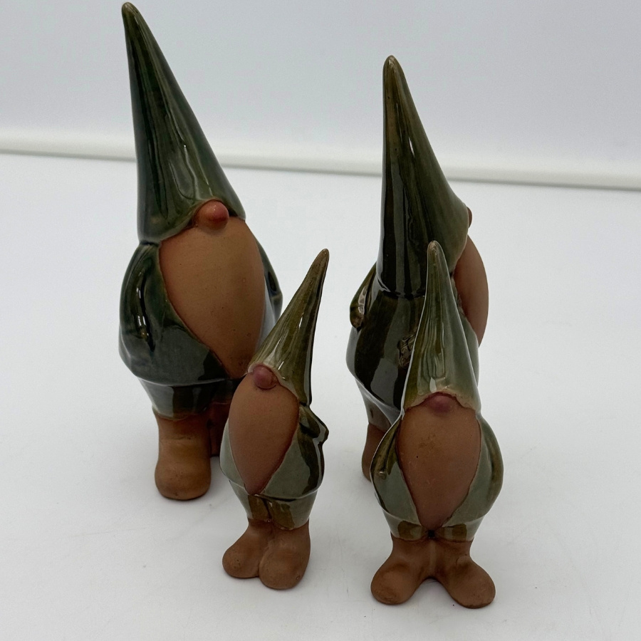 DECORATION GNOMIES GREEN S 2 set
