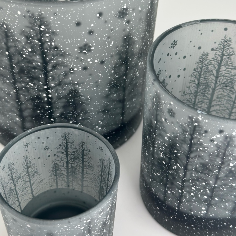 CANDLE HOLDER COLD FOREST L