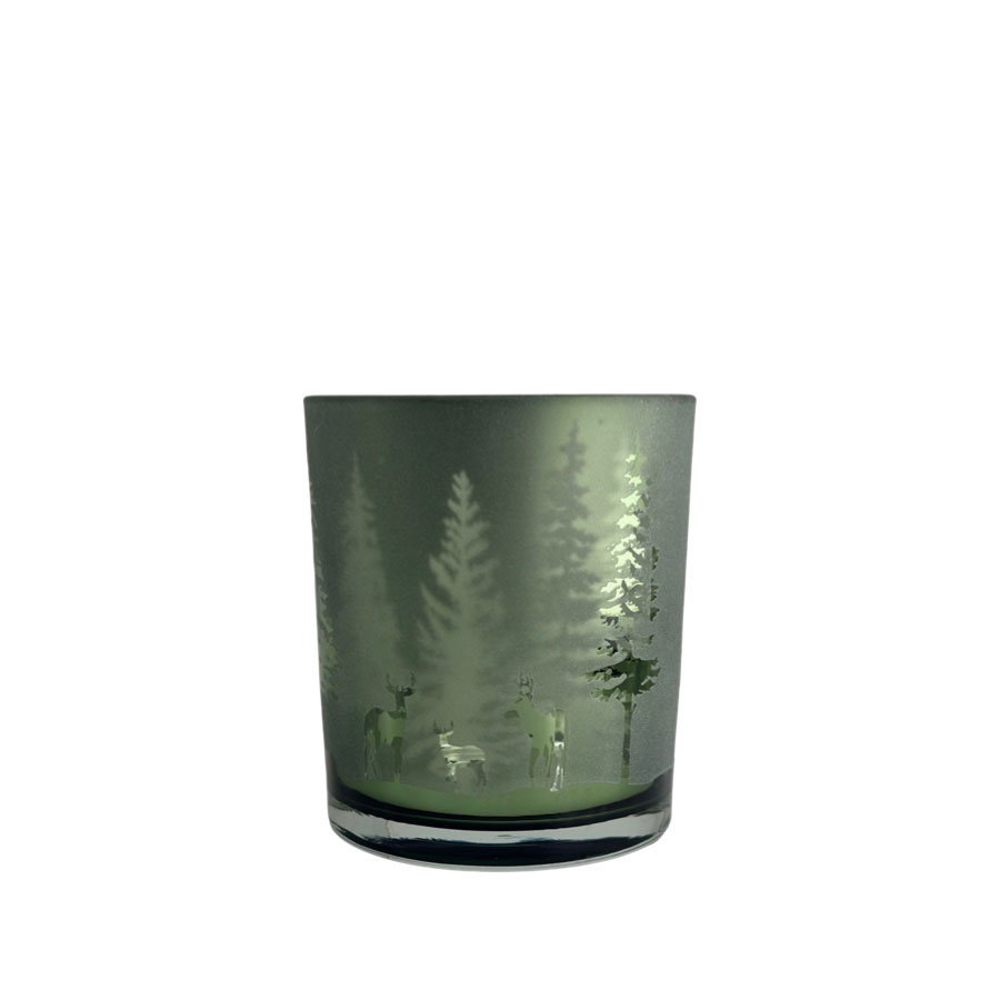 CANDLE HOLDER PINE FORREST M