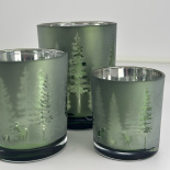 CANDLE HOLDER PINE FORREST M CANDLE HOLDER PINE FORREST M