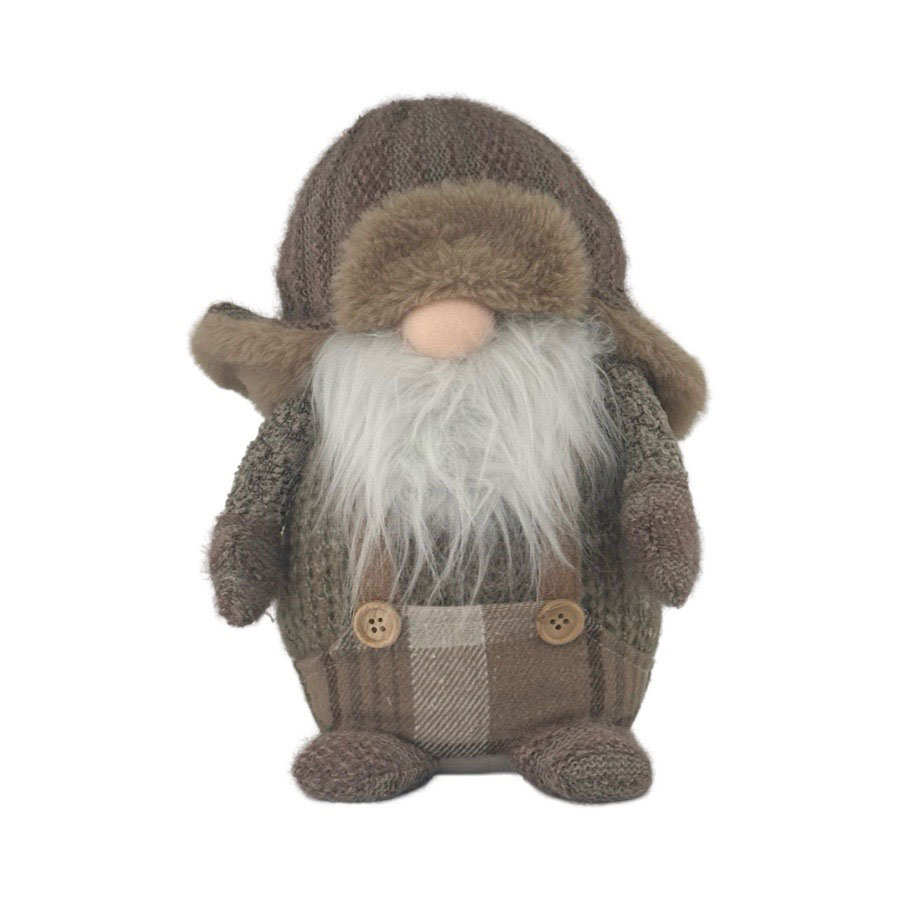 DECORATION SANTA GOTTFRID BROWN