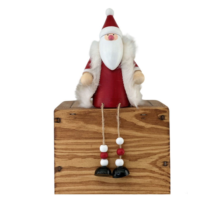 DECORAION YULE SANTA CLAUS SITTING
