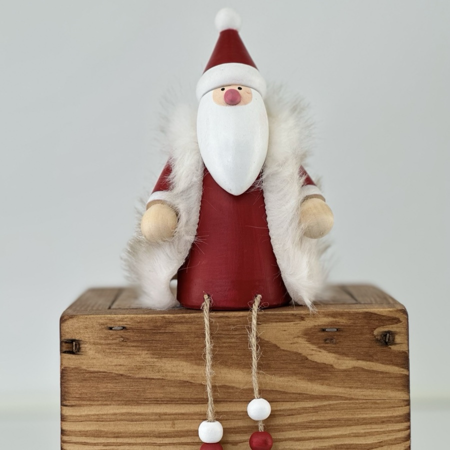 DECORAION YULE SANTA CLAUS SITTING