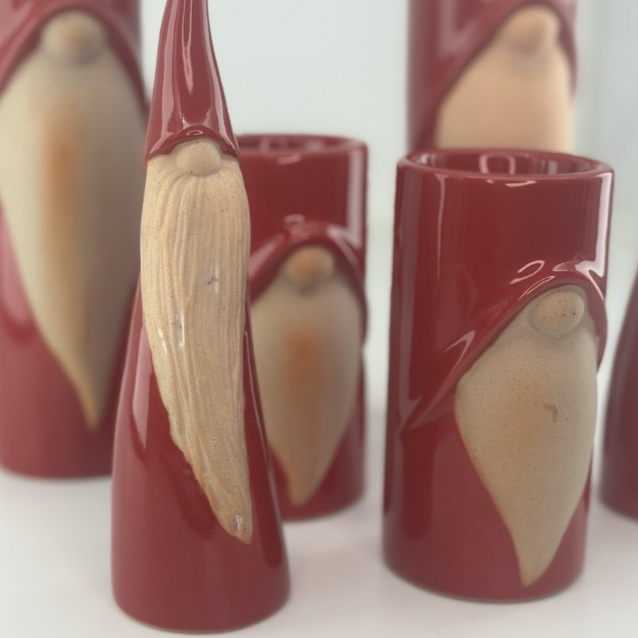 DECORATION SANTA BARR RED L