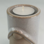 CANDLE HOLDER SANTA TEA WHITE L CANDLE HOLDER SANTA TEA WHITE L