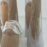 CANDLE HOLDER SANTA CROWN WHITE CANDLE HOLDER SANTA CROWN WHITE