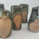 CANDLE HOLDER SANTA TOPP MOSS CANDLE HOLDER SANTA TOPP MOSS