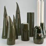 CANDLE HOLDER SANTA TOPP MOSS CANDLE HOLDER SANTA TOPP MOSS