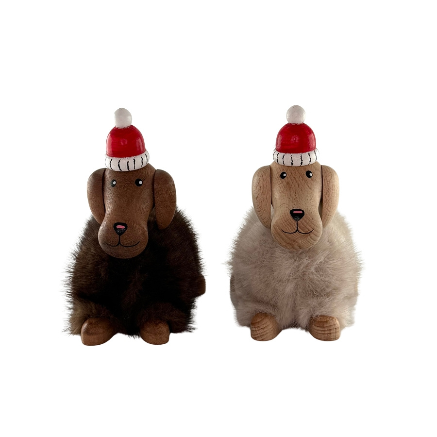 DECORATION YULE HOT DOGS 2 set