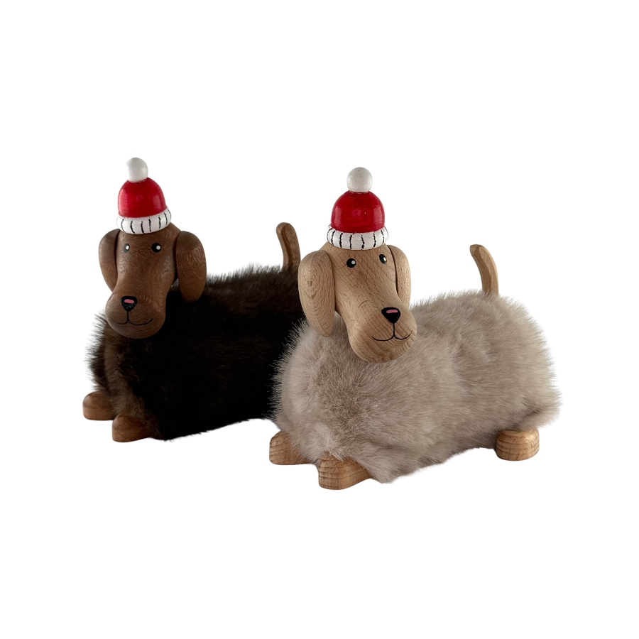 DECORATION YULE HOT DOGS 2 set