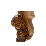 GLASS VASE SQUIRREL GLASS VASE SQUIRREL