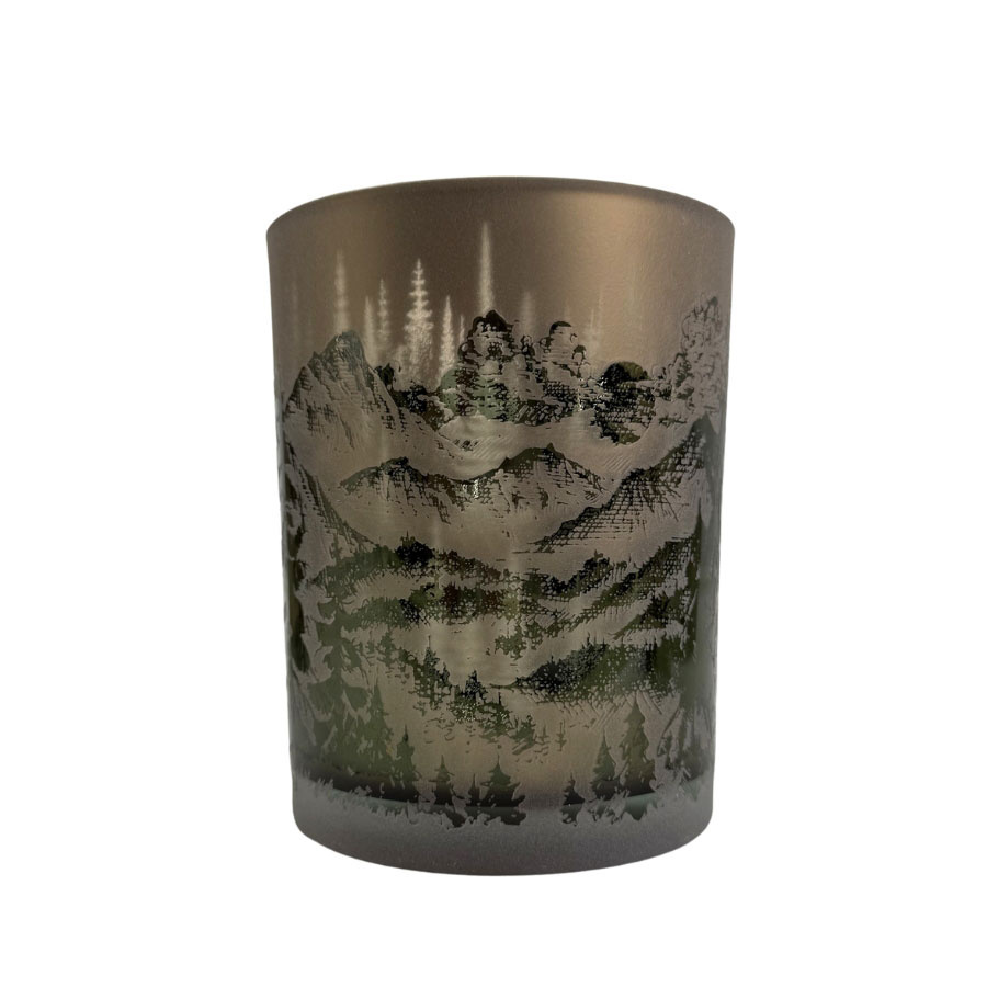 CANDLE HOLDER FORESTLIGHT GOLD M